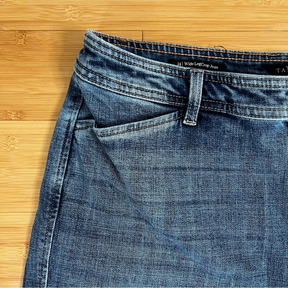 Talbots Wide Leg Crop Jean High Waisted New with Tags - Size 14 - Picture 11 of 13